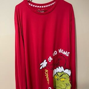 Dr. Seuss Red Grinch Graphic Tee ~    Size 2X (50-52)